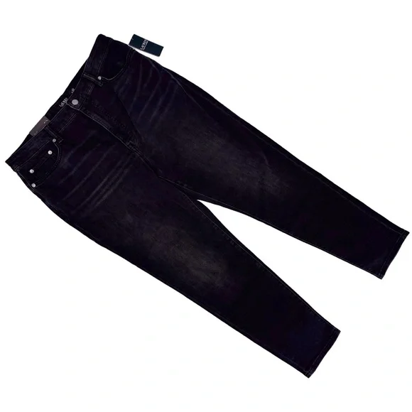 Lauren Ralph Lauren NWT Black High-Rise Skinny Ankle Super Stretch Jeans, 16 - Picture 3 of 16